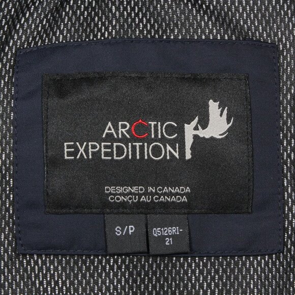 Arctic Expedition Down Jacket Women's Insulated Quilted Hooded Blue size S - 305 - Picture 7 of 7